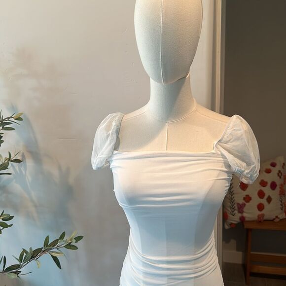Princess Polly Charvi White Mini Dress New! - Picture 7 of 11